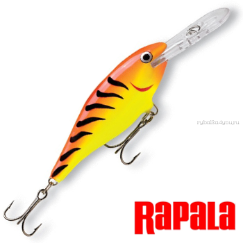 Воблер RapaIa Shad Rap SR08 80 мм / 11 гр / Заглубление: 1,5 - 3,3 м / цвет: HT