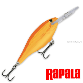 Воблер RapaIa Shad Rap SR09 90 мм / 15 гр / Заглубление: 2,4 - 4,5 м / цвет: GF