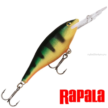 Воблер RapaIa Shad Rap SR09 90 мм / 15 гр / Заглубление: 2,4 - 4,5 м / цвет: P