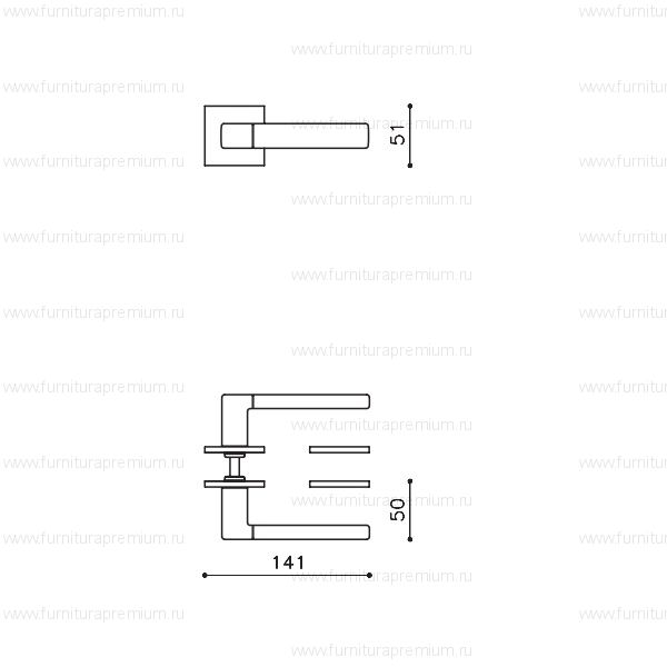 Ручка Olivari Planet Q B Black M203B
