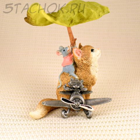 Брошь Котик-летчик" (AJC США)