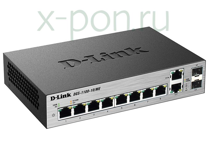 Коммутатор D-LINK DGS-1100-10/ME/A1A