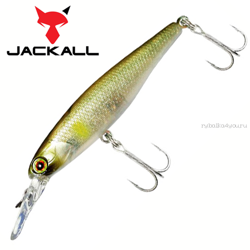 Воблер Jackall Squirrel 76 мм / 8,6 гр / Заглубление: 1 - 1,5 м / цвет: ayu