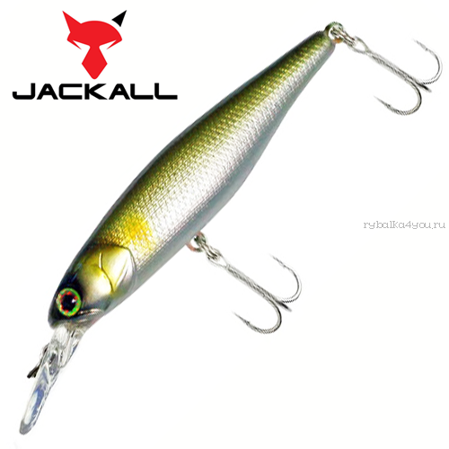 Воблер Jackall Squirrel 76 мм / 8,6 гр / Заглубление: 1 - 1,5 м / цвет: hl ayu