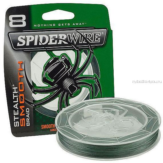 Леска плетеная Spiderwire Stealth Smooth 8 Moss 150 м  / цвет: green