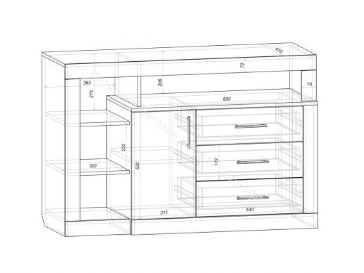 Комод "Марокко"
