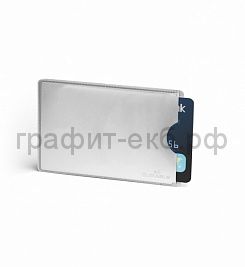 Карман 54х85мм Durable RFID SECURE для кредитной карты серебристый 8900-23/8903-19