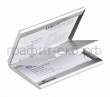 Визитница металл.2433-23 2 отделения Business Card Box Duo Durable