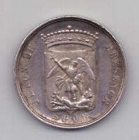 медаль 1868 года AUNC Брюссель Бельгия