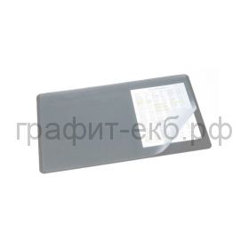 Коврик 40х53 прозр.лист серый Durable 7202-10
