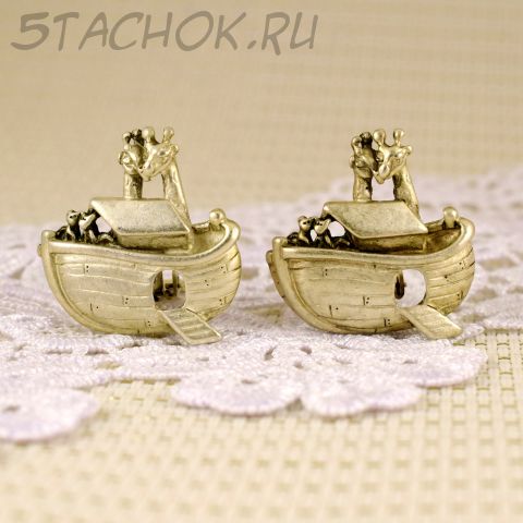 Клипсы "Ноев ковчег" цвет олова (AJC США)