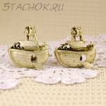 Клипсы "Ноев ковчег" цвет олова (AJC США)