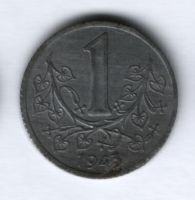 10 крона 1943 года Богемия и Моравия (Чехия)