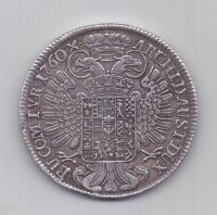 1 талер 1760 года AUNC Австрия