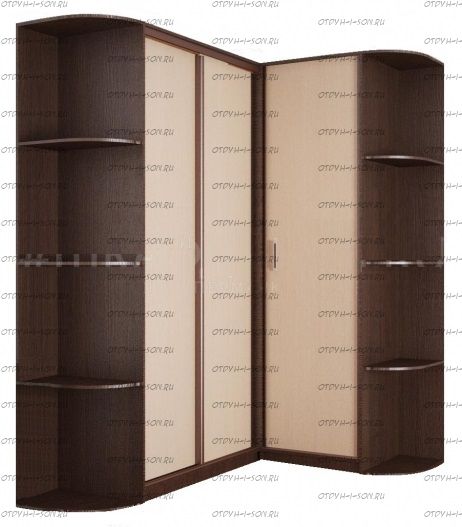 Шкаф-купе угловой Эконом 12 Версаль ЛДСП