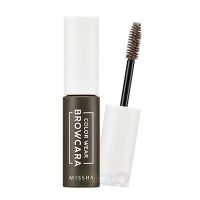 Missha Тушь для бровей Color Wear Browcara, 02 Dark Choco Brown