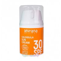 Levrana Солнцезащитный крем для лица и тела Календула SPF 30, 50 мл.