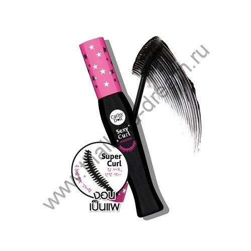 ПОДКРУЧИВАЮЩАЯ ТУШЬ ДЛЯ РЕСНИЦ SEXY CURL CATHY DOLL 8ГР