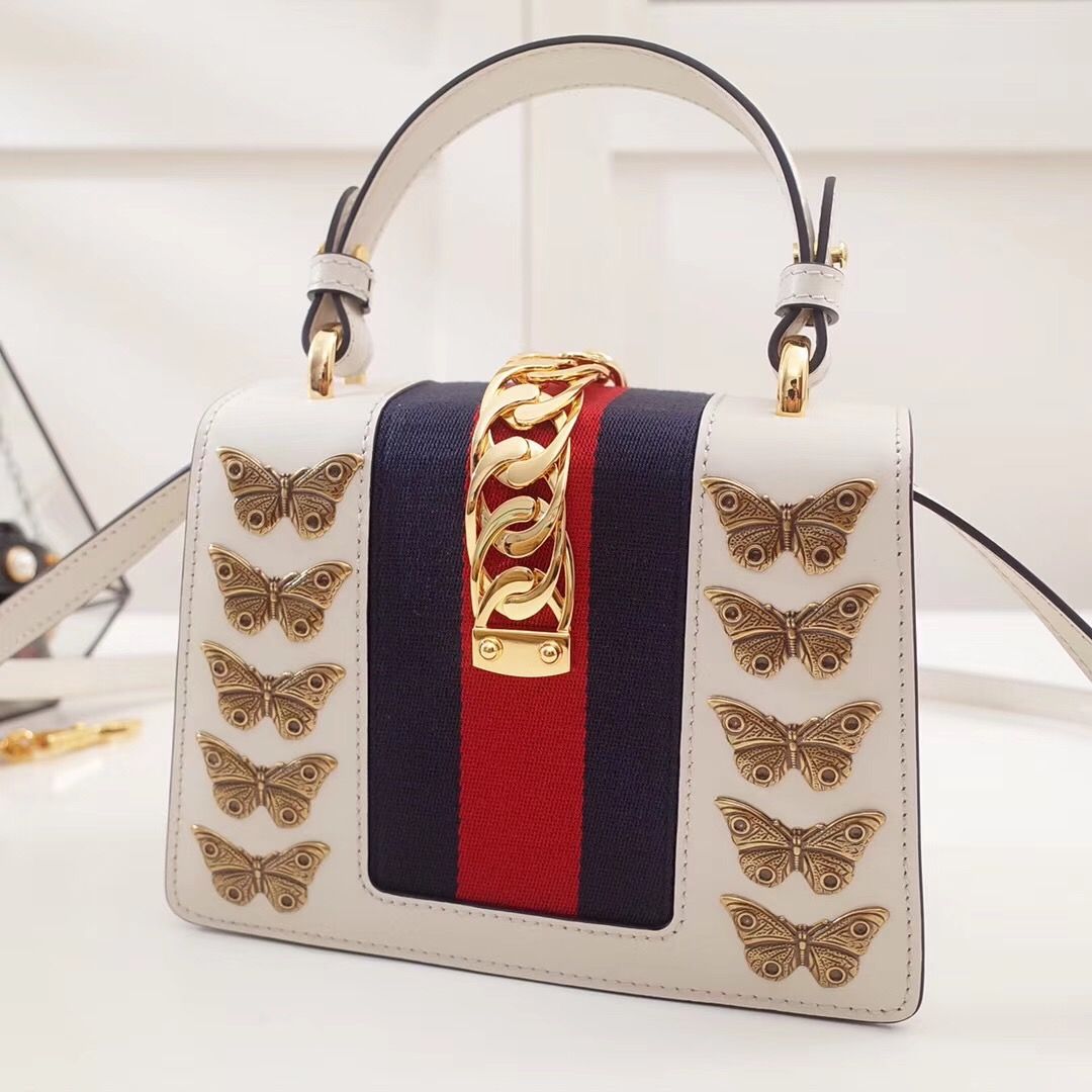 Gucci mini Sylvie animal studs bag