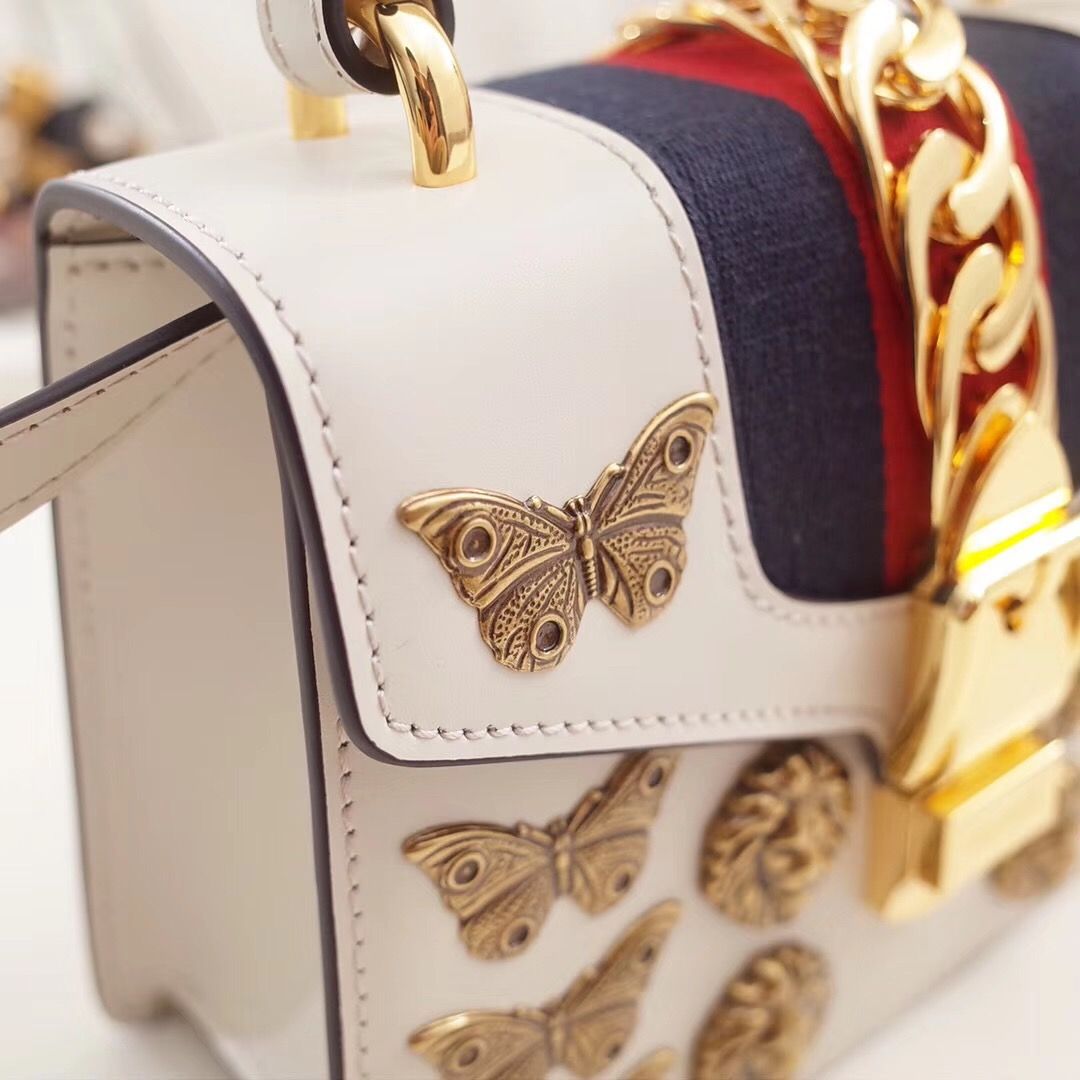 Gucci mini Sylvie animal studs bag