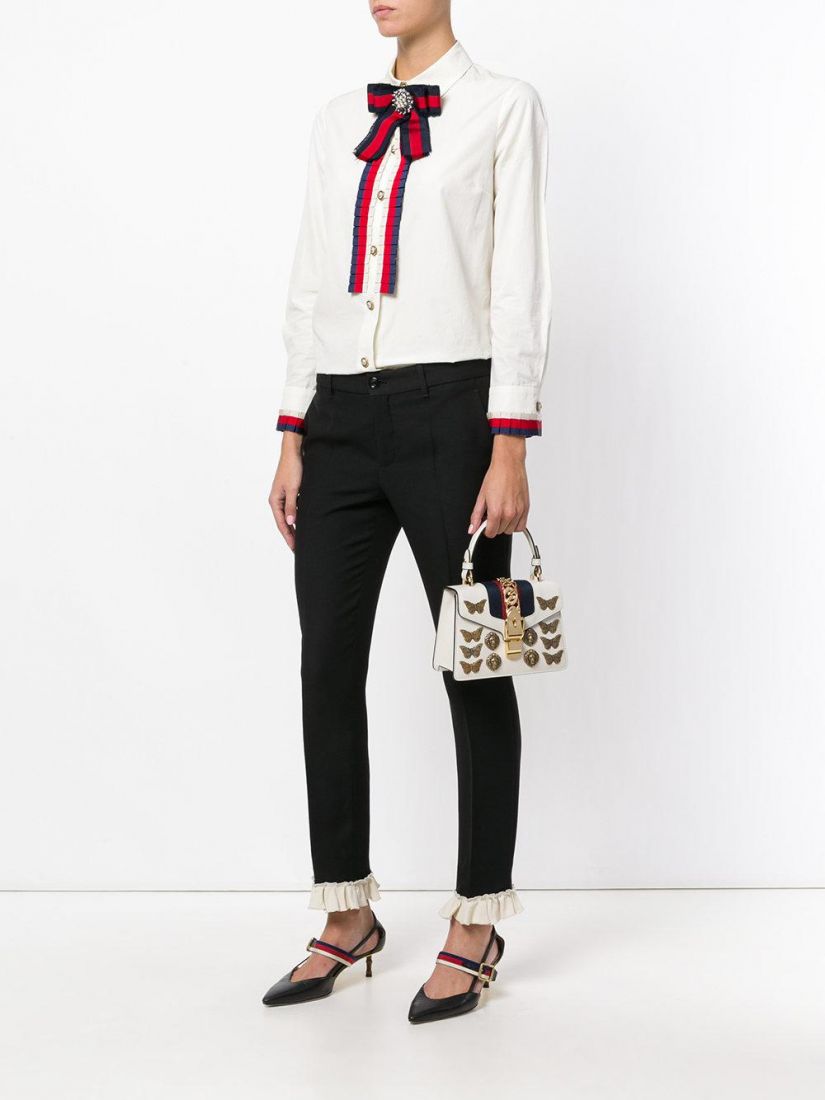 Gucci mini Sylvie animal studs bag