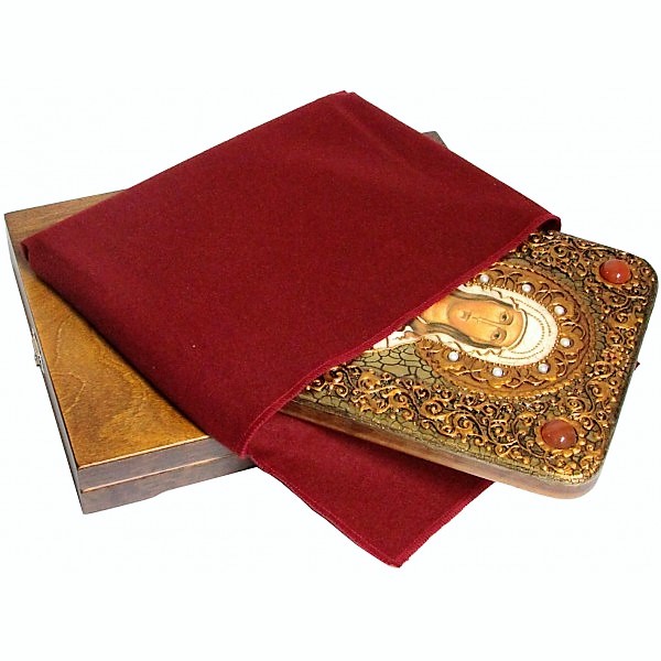 Инкрустированная рукописная икона Святая мученица Валентина Кесарийская (21*29 см, Россия) на натуральном мореном дубе, в подарочной коробке Инкрустированная рукописная икона Святая мученица Валентина Кесарийская (21*29 см, Россия) на натуральном мореном дубе, в подарочной коробке