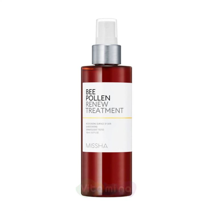 Missha Обновляющий тонер с пчелиной пыльцой Bee Pollen Renew Treatment, 150 мл