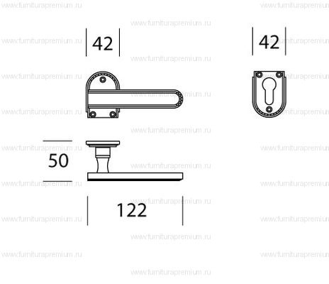 Ручка Salice Paolo Deco 3335