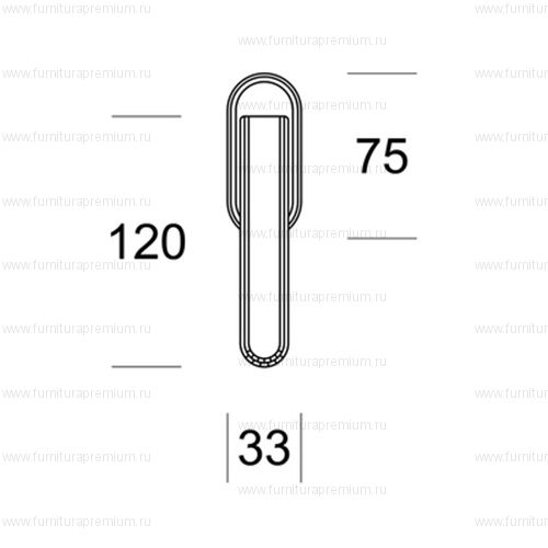 Оконная ручка Salice Paolo Deco 3338 DK