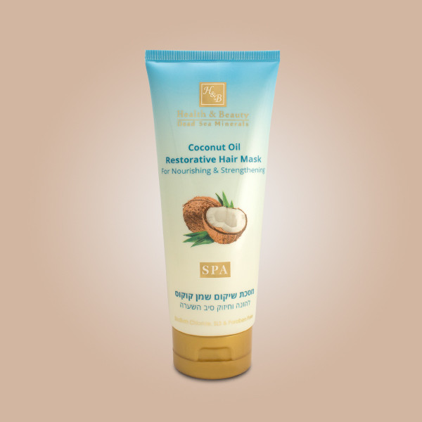 Восстанавливающая маска для волос с Кокосовым маслом Health & Beauty (Хелс энд Бьюти) 200 мл