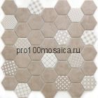 Avon керамика 48*54. Мозаика серия CERAMIC, Соты, размер, мм: 302*300*6 (BONAPARTE)
