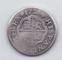 1 реал 1728 года Севилья Испания