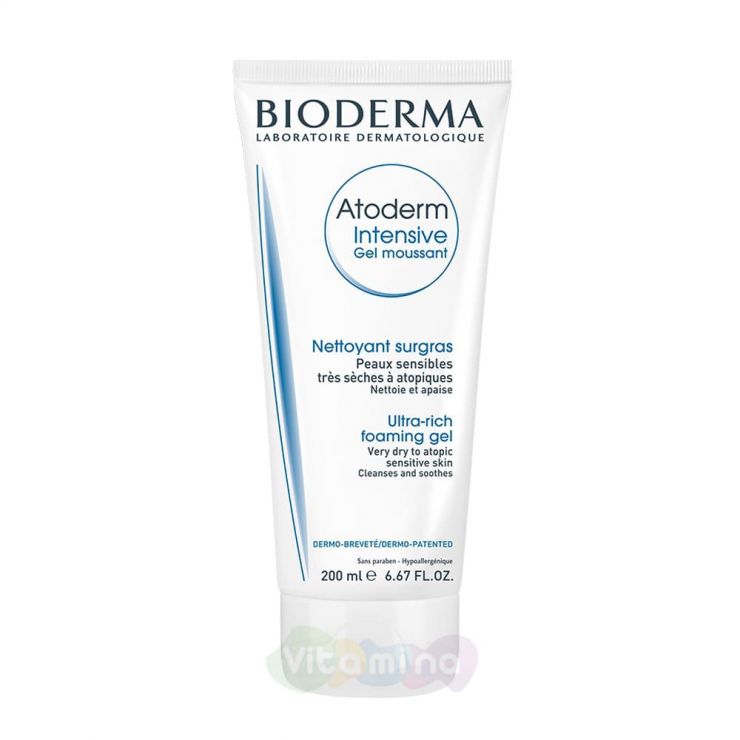Bioderma Atoderm Гель-мусс интенсив Биодерма Атодерм