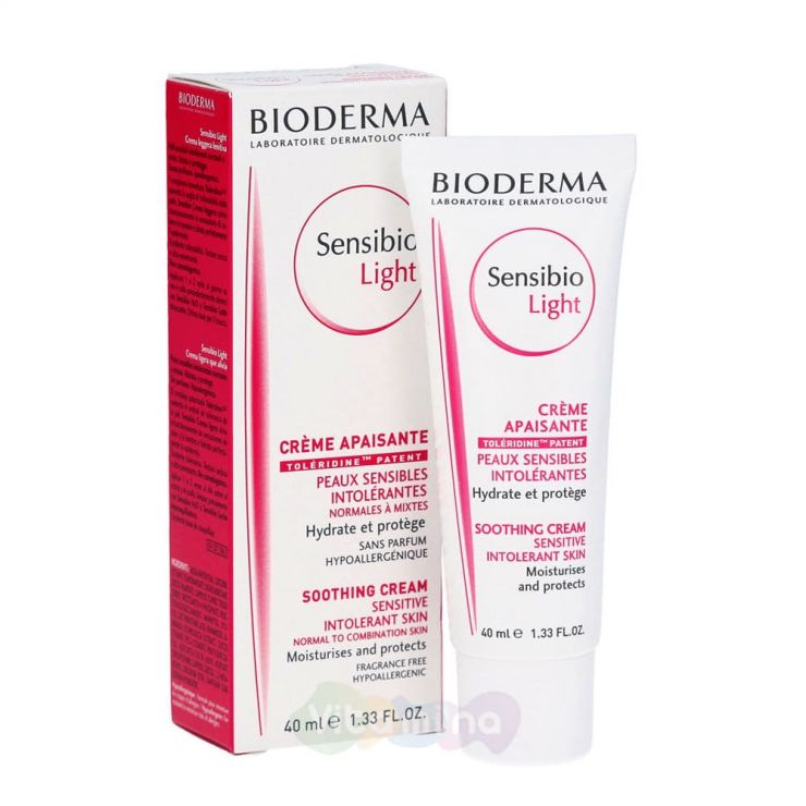 Bioderma Sensibio Лайт крем для нормальной и комбинированной кожи Биодерма Сенсибио, 40 мл