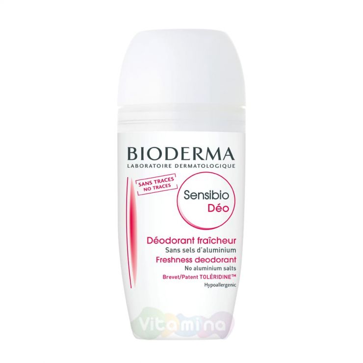 Bioderma Sensibio Освежающий роликовый дезодорант Биодерма Сенсибио, 50 ...