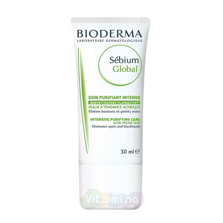 Bioderma Sebium Глобаль Интенсивный оздоравливающий уход Биодерма Себиум, 30 мл