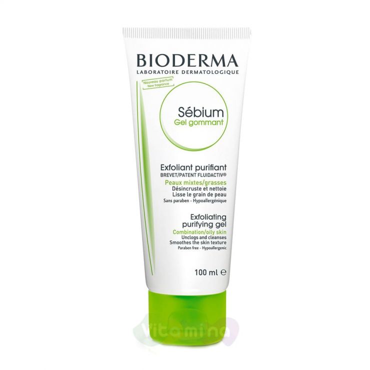 Bioderma Sebium Гель гуммирующий Биодерма Себиум, 100 мл
