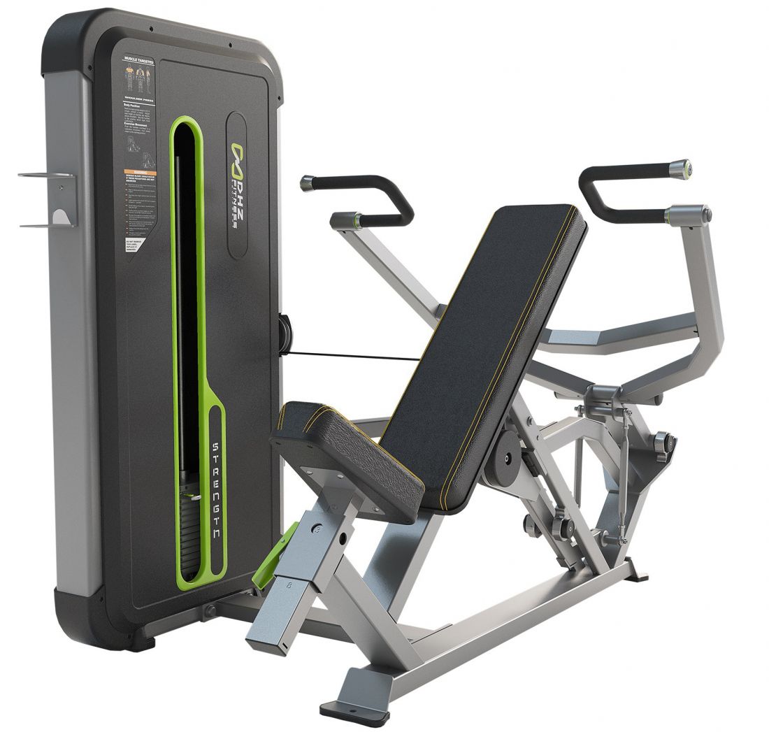 DHZ A3006 Жим от плеч (Shoulder Press). Стек 109 кг.