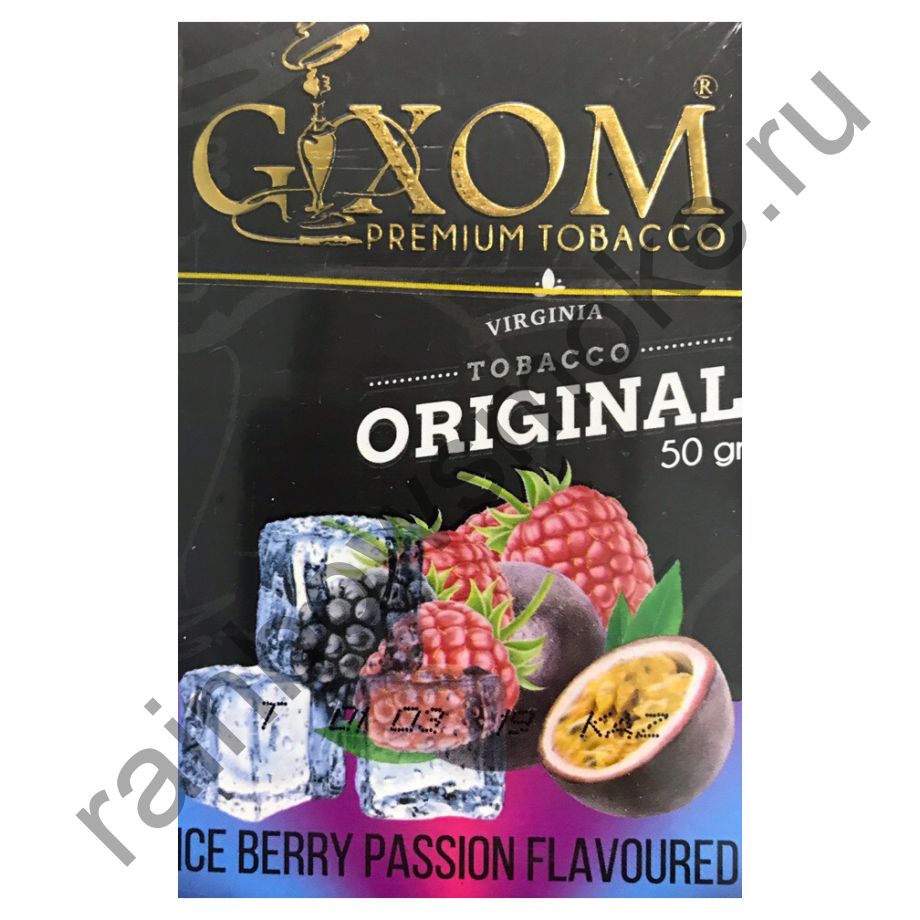 Gixom Original series 50 гр - Ice Berry Passion (Ледяные Ягоды Маракуйя)