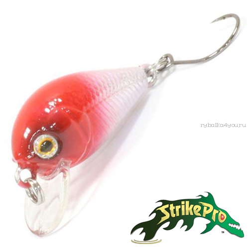 Воблер Strike Pro Crazy Plankton EG-182SP 21 мм / 1,3 гр / Заглубление: 0 - 0,4 м / цвет: 022PPP-713