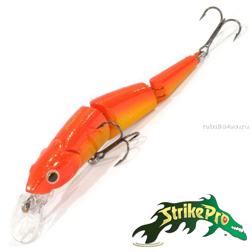 Воблер Strike Pro Flying Fish Joint EG-079JA 90 мм / 12 гр / Заглубление: 0,7 - 1,7 м / цвет: A174FW