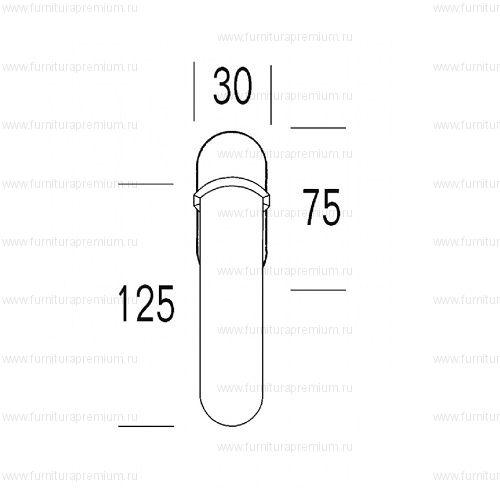 Оконная ручка Salice Paolo Wave 6133 DK