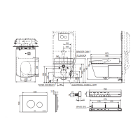 TOTO унитаз с функцией биде Neorest AC CW996P схема 2
