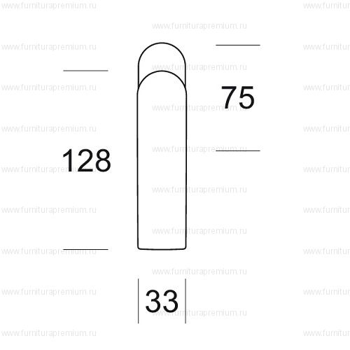 Оконная ручка Salice Paolo Reflex 6158 DK