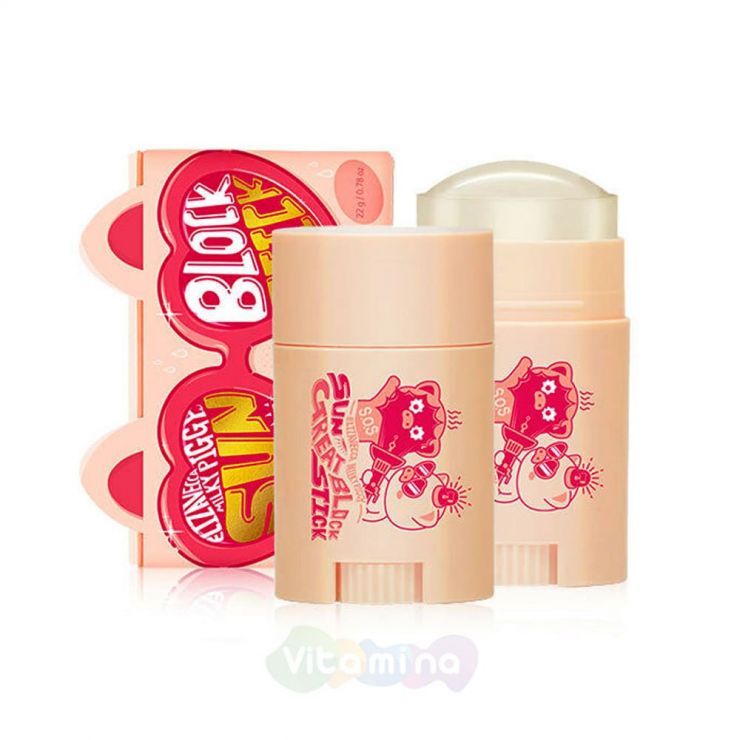 Elizavecca Стик для лица солнцезащитный Milky Piggy Sun Great Block Stick SPF50+ PA+++, 22 г