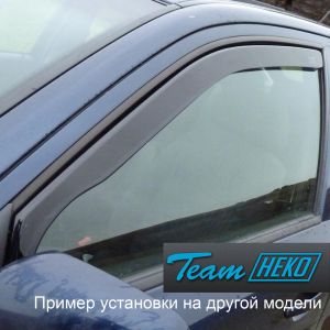 Дефлекторы боковых дверей вставные Heko (Польша)