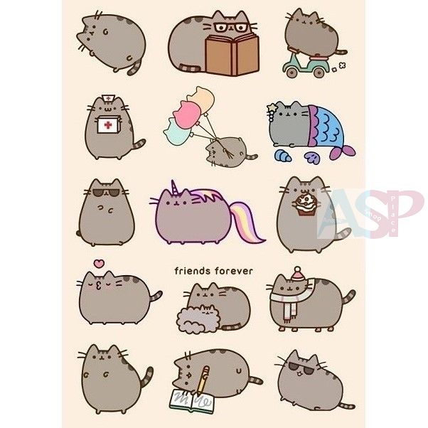 Стикеры Pusheen the cat