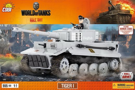 Конструктор COBI Тяжелый танк Tiger I (Тигр 1) 3000