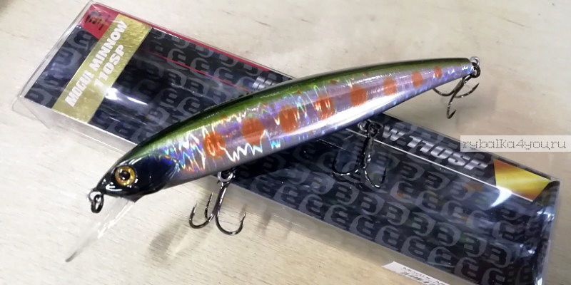 Воблер Bassday Mogul Minnow 110SP 112мм / 17 гр / Заглубление: 1 - 1,3 м / цвет:FL-387