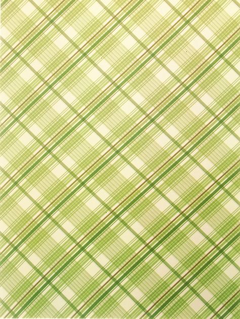 Декупажная карта, 20*30 см, Зеленая клетка